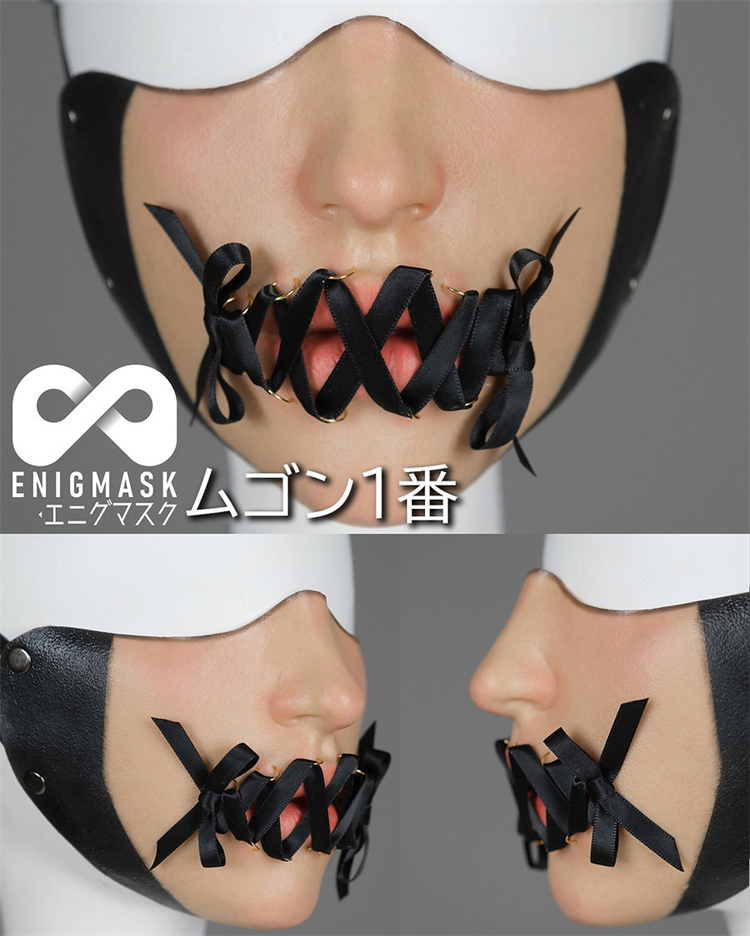 高品質フィメールマスク　MH01 Enigmask　エニグマスク　下半部顔マスク　正規品保証8