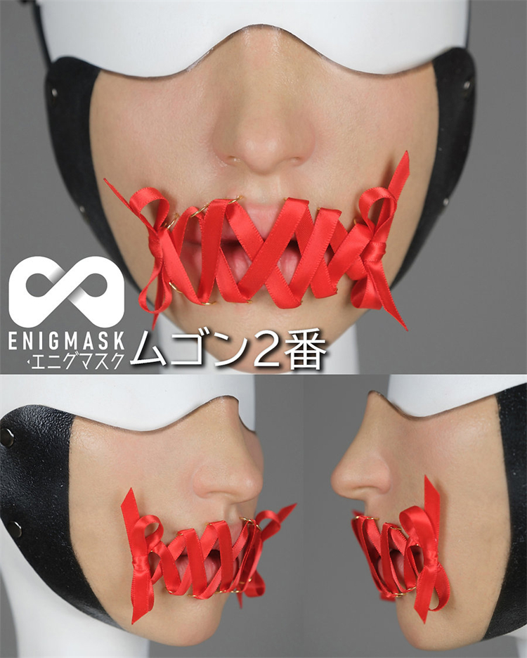 高品質フィメールマスク　MH01 Enigmask　エニグマスク　下半部顔マスク　正規品保証9