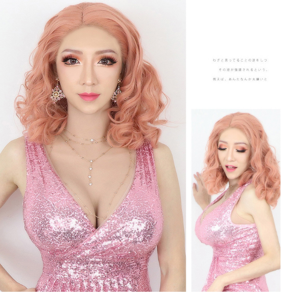 「シリコンバスト動画」女装グッズ　Gcup　短型タイプ　シリコンバスト　バストアップ　偽胸　人工乳房　超リアル上半身　男の娘　女装体験-2