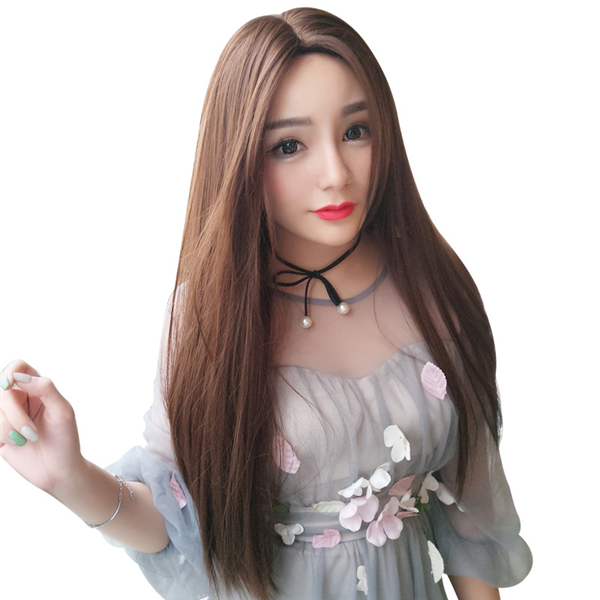 大人気！！！ロングウィッグ　ファッション　可愛いスタイル　自然な質感　フルウィッグ　ネット付き 　かつら　女性用　ＣＤ　男の娘　変装好物-6