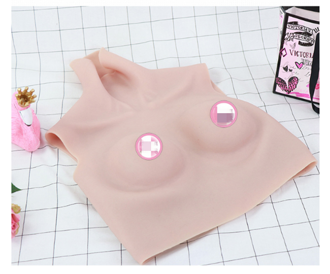 A-/Aカップ　貧乳シリコンバスト　女装体験　Ladyboy　仮胸　CPが良い　女装レイヤー　貧乳フェチお方に強くお勧め-7