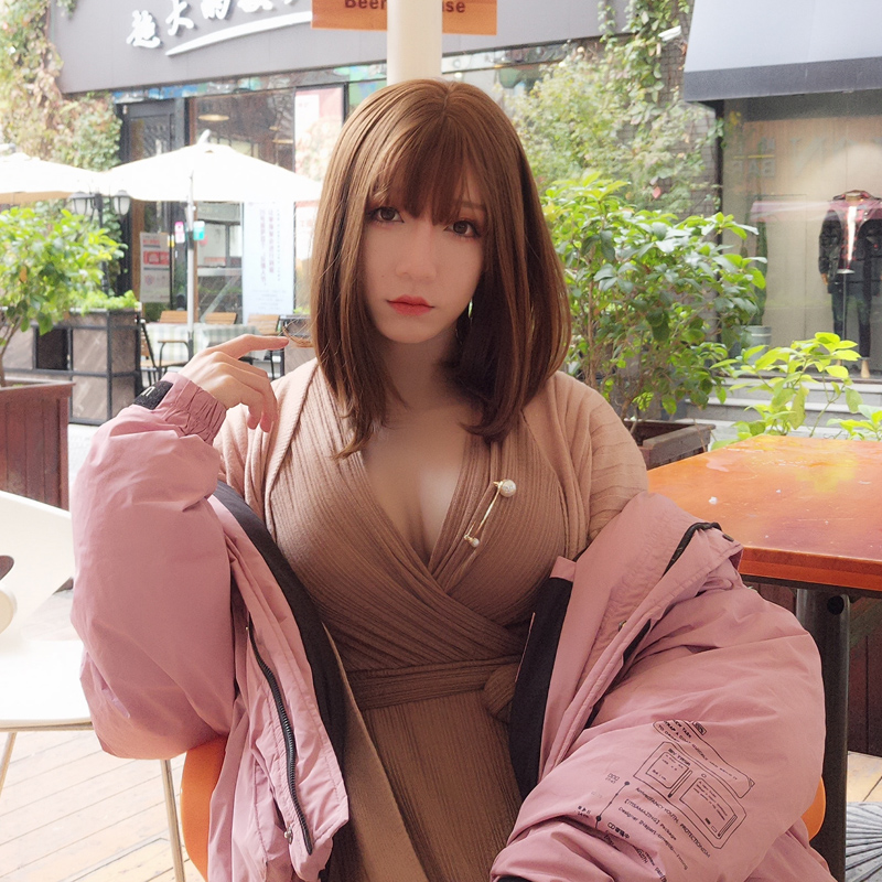 Cカップ　短型タイプ　シリコンバスト　女装　偽乳　女性になる　男の娘　女装レイヤー　超リアル-2