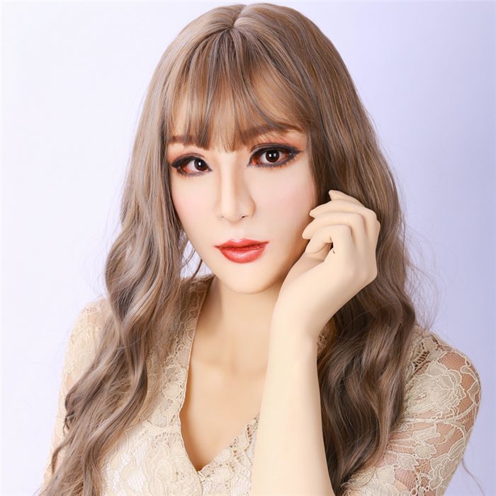 【SOLD OUT】「数量限定版」美人の御姉様　HAENAちゃん　完璧なメイク付き　シリコン製　目玉無し　最高のフェススキン　送料無料！！！-2