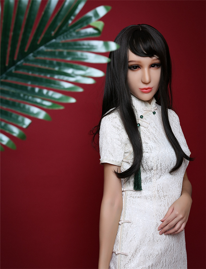 蔷薇少女　半面マスク　メイク付き　高級シリコン製　DIY可能　目出し/瞳付き　美人仮面　フェイススキン　変装CD-4