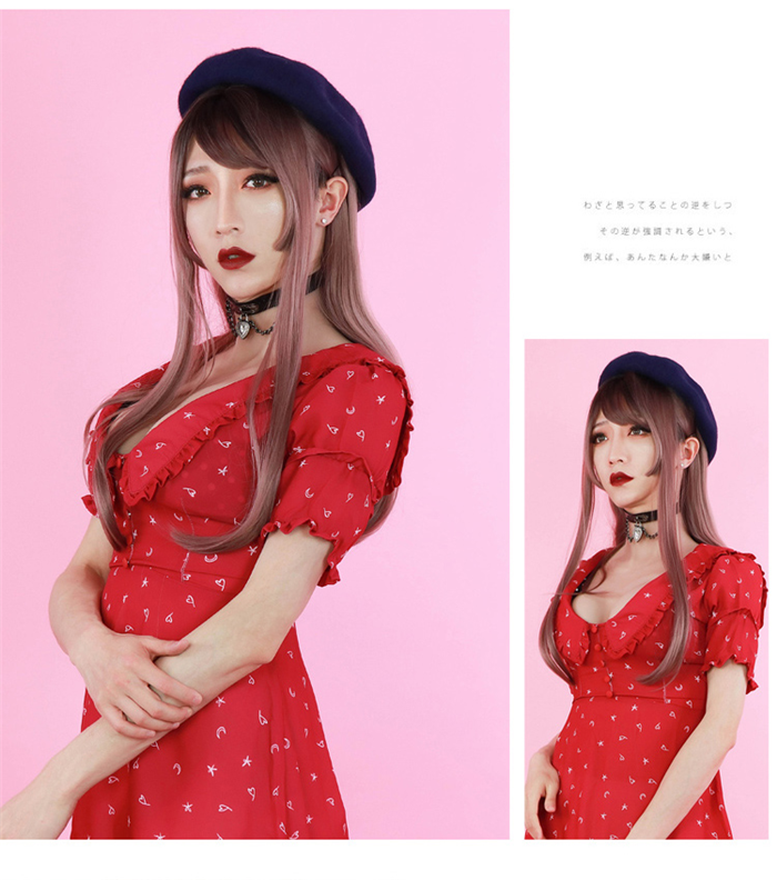 夏の改良版　Bカップ　超リアル仮胸　ハイネック　短型タイプ　シリコンバスト　CD　ニューハーフ　女装コスプレ　女装レイヤー-5