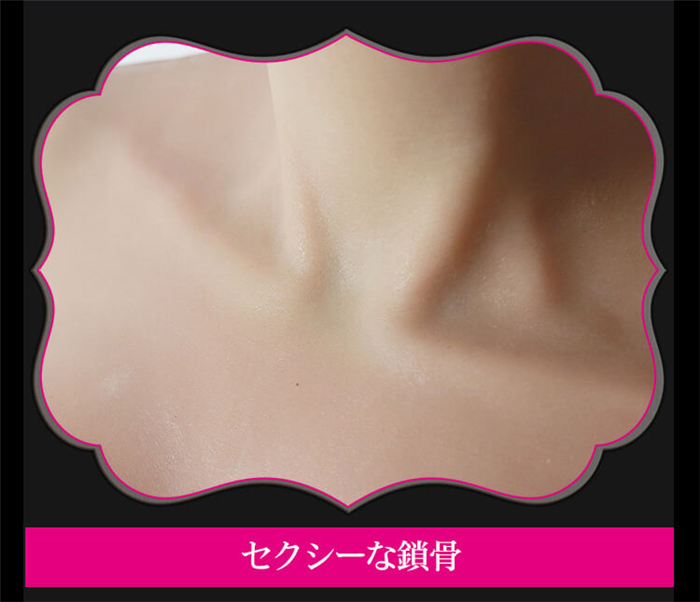 夏の改良版　Bカップ　超リアル仮胸　ハイネック　短型タイプ　シリコンバスト　CD　ニューハーフ　女装コスプレ　女装レイヤー-7