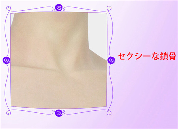 G/Hカップ　女装ボディースキン　シリコンおっぱい　巨乳愛好者向け　女装 胸 谷間　シリコンバスト　ハイネック　袖付きの全身連体九分丈　全裸スーツ　少女のお尻　ピンク唇　ペニス隠し　挿入可能　お尻　ヒップアップ　超リアル女体化 　男の娘　クロスドレス　男性　女装入門-6