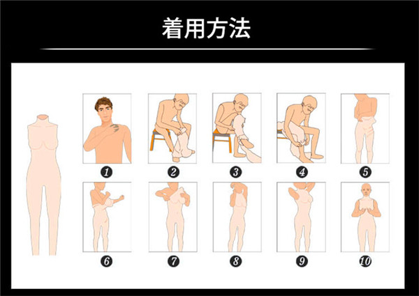 Dカップ　女装　胸　谷間　シリコンバスト　ハイネック　全身連体九分丈　全裸スーツ　ピンク唇　ペニス隠し　挿入可能　お尻　ヒップアップ　超リアル女体化 　CD　変装　女装 コスプレ　フィメールボディスーツ　男性　女装入門6