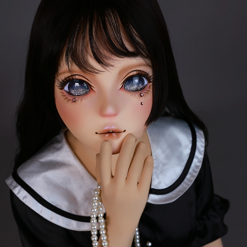 新品登場発売！！！美しい　アニメキグルミマスクNO.13　メイク付き　美少女kigurumi　精霊の化身　BJD　コスプレ　異性装　着ぐるまーから大好評！-6