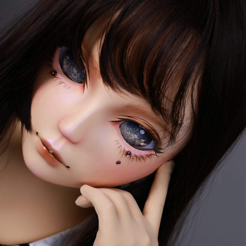 新品登場発売！！！美しい　アニメキグルミマスクNO.13　メイク付き　美少女kigurumi　精霊の化身　BJD　コスプレ　異性装　着ぐるまーから大好評！-7