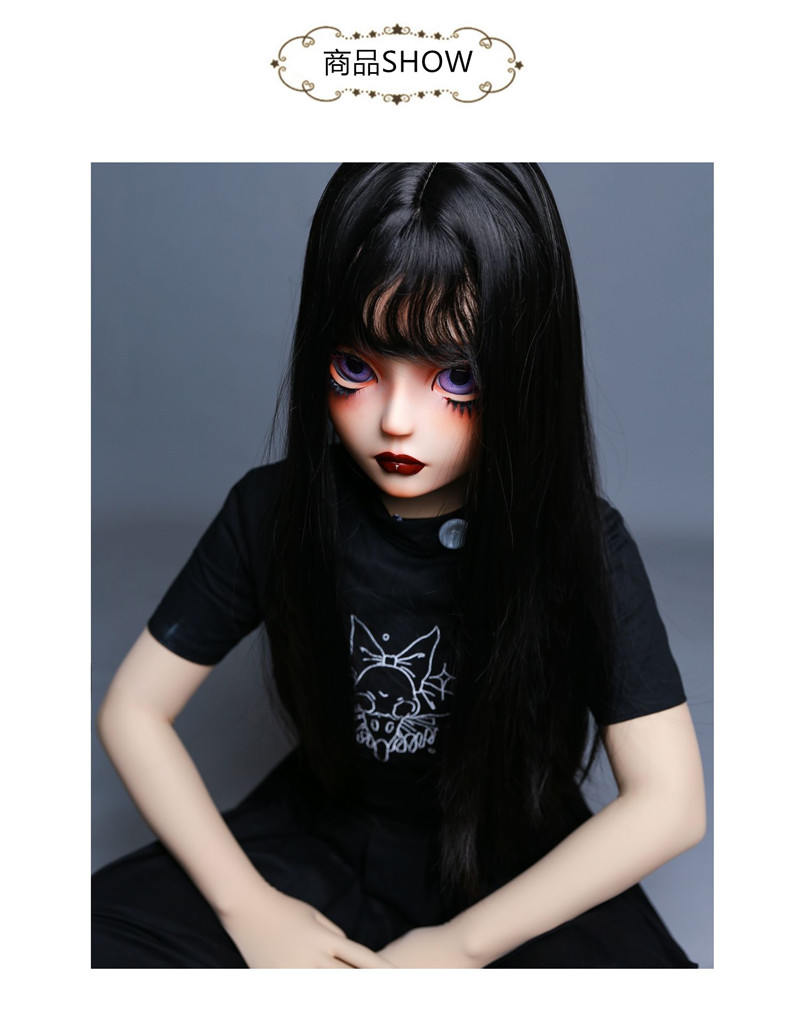 新品登場発売！！！憂鬱な目つき　アニメキグルミマスクNO.07　メイク付き　萌え　美少女着ぐるみ　アニメキャラクター　BJD　異性装　着ぐるみ愛好家　ドーラーへお勧め-5