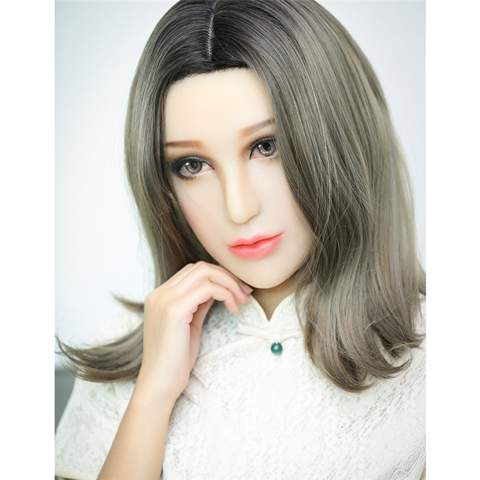 薔薇少女　フィメールマスク　全頭スタイル　高級シリコン製　柔らかい　目出し/瞳付き　メイク付き　美人仮面　女装グッズ　通販-2