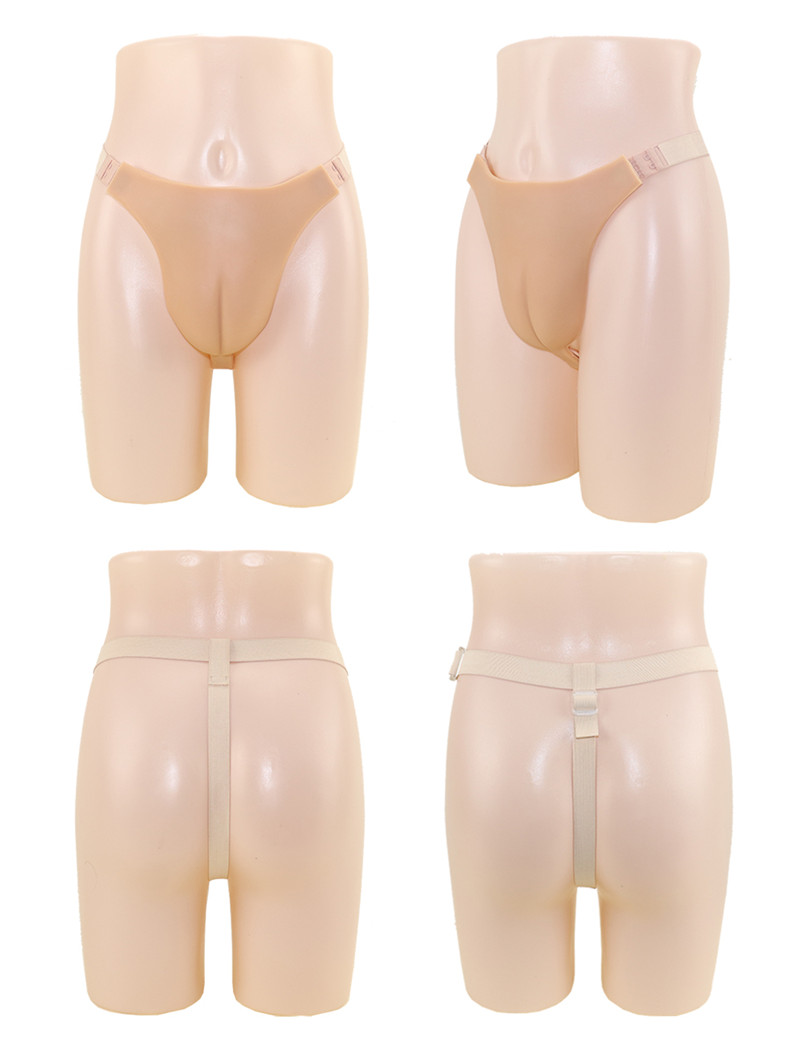 キャメル トー　変装下着　無痕パンツ　シリコン制　激安商品　女装入門　初心者へお勧め-5