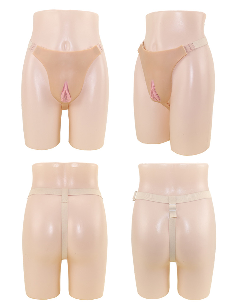 らくだ　つま先　偽膣付き　導尿＆挿入可能　シリコンパンツ　女装レイヤー　コスプレ　CD　オカマ　男の娘　変装用品-5