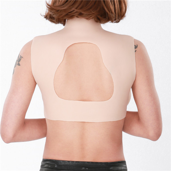 超高品質　シリコンバスト　A/B/C/D/E/F/Hカップ　人工乳房　短型タイプ　背中が涼しいタイプ　超柔らかい素材制　着用便利　男の娘　女体化おっぱい女装　変装cd着用　お勧め-5