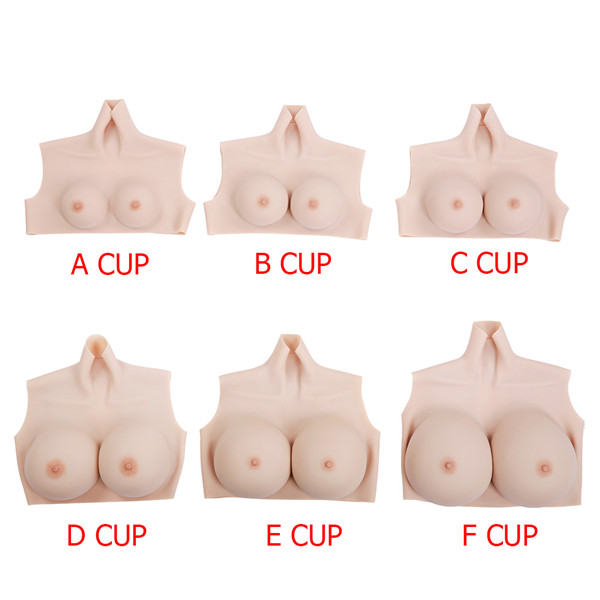 超高品質　シリコンバスト　A/B/C/D/E/F/Hカップ　人工乳房　短型タイプ　背中が涼しいタイプ　超柔らかい素材制　着用便利　男の娘　女体化おっぱい女装　変装cd着用　お勧め-11