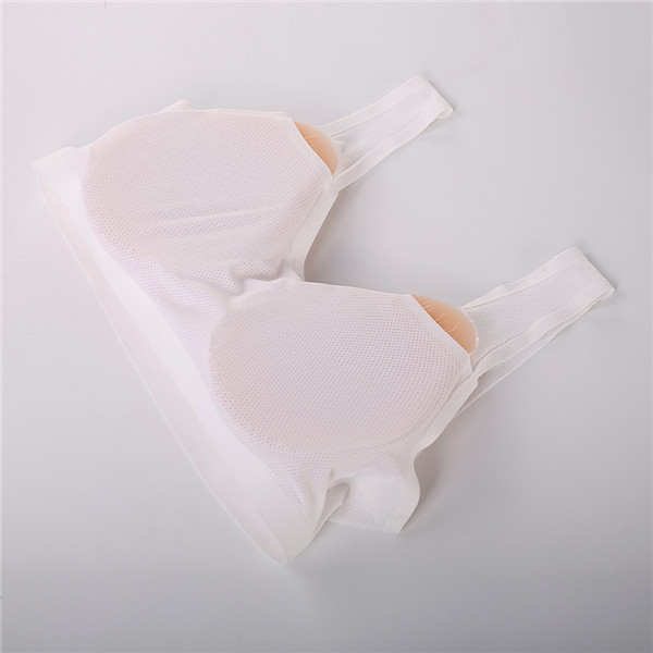 A/B/C/D/E/Fカップ　水滴形/三角形/半球形　おっぱい　高品質シリコンバストとブラジャーのセット　ブラジャーが通気性良く　フリーサイズ　伸縮性良く　3色あり　人工 バスト　着脱便利　男女兼用-6