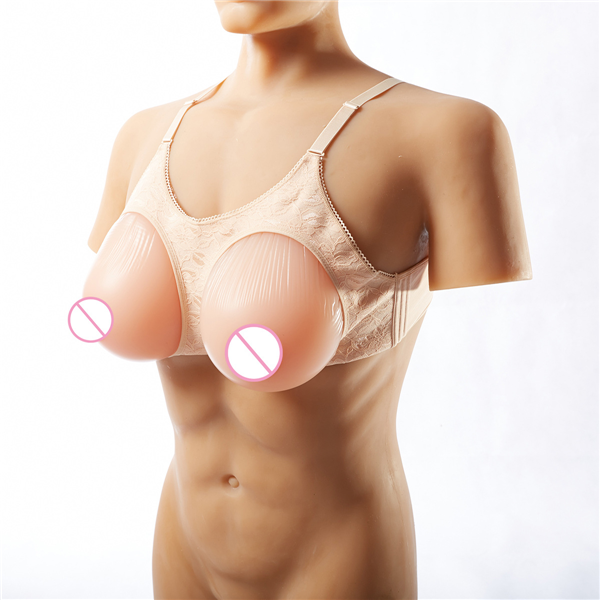 ブラジャー付きのシリコンバスト　Aカップ-Lカップ　貧乳から超巨乳までのサイズ　女性の豊胸　男の娘の変装　超便利　変装cd　通販-2