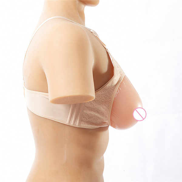 ブラジャー付きのシリコンバスト　Aカップ-Lカップ　貧乳から超巨乳までのサイズ　女性の豊胸　男の娘の変装　超便利　変装cd　通販-3