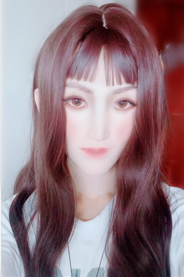 「時間限定激安特価」女装マスク　可愛い美人　メイク付き女性マスク　CD　変装　コスプレ　女装レイヤー　男性 女装 入門-7
