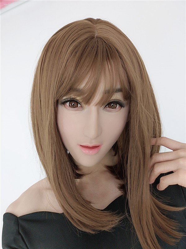 女装マスク　晴　可愛い美人の顔　メイク付き　CD　変装　コスプレ　女装レイヤー　男性 女装 入門 　安い　フィメールマスク　販売-4