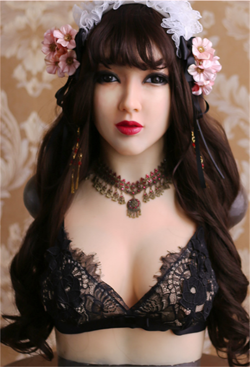 「時間限定激安特価」CHRISTINA　フィメールマスクとシリコンおっぱい一体に　Cカップ　若妻の綺麗な顔を瞬間に変身　男の娘　女装子　変装好物-4