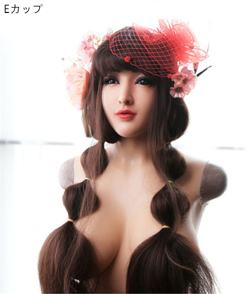 「時間限定激安特価」CLAIRE　シリコンおっぱい　C/Eカップ　綺麗な顔　Femask　マスクと皮膚付き　簡単に若妻に変身　男の娘　女装子　変装好物-6