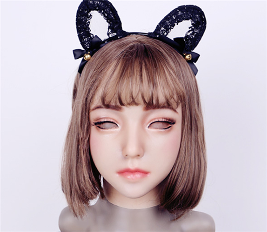 「時間限定激安特価」Emily 美人マスク 可愛い  Female Mask メイク付き  手触り良い-3