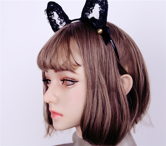 「時間限定激安特価」Emily 美人マスク 可愛い  Female Mask メイク付き  手触り良い-5