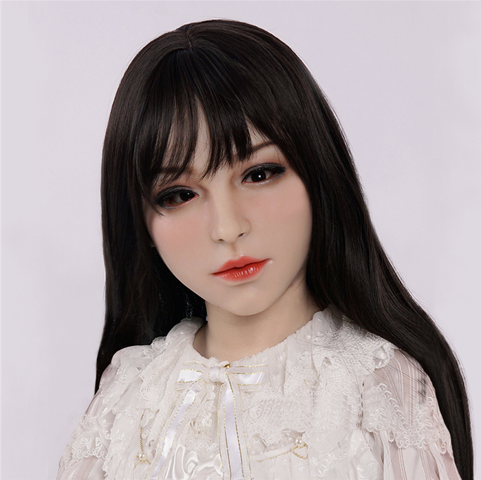 新しいメイク付きのAglaiaちゃんM10　少女のお嬢さん　米蘭フェイススキン　キメキメの細かい肌　美人の顔　柔らかいシリコン素材　女装マスク　紐結び/全頭タイプ　フィメールマスク　女装グッズ-13