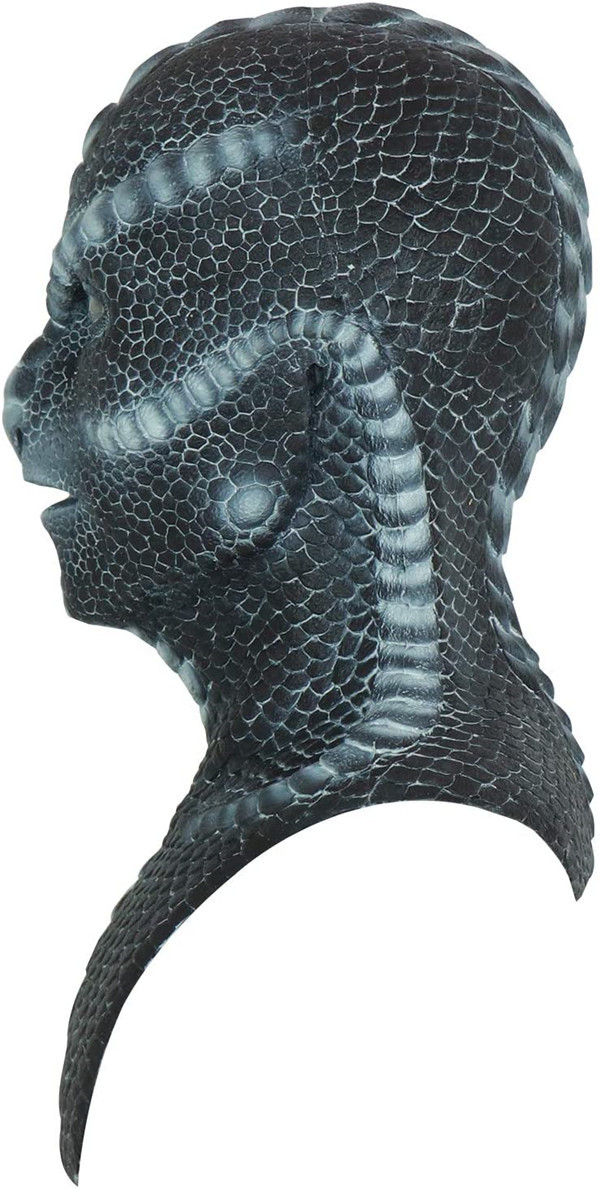 怪獣マスクシリーズ　トカゲ　シリコン製マスク　超リアル　コスプレ　仮装　変装仮面　ハロウィン-4