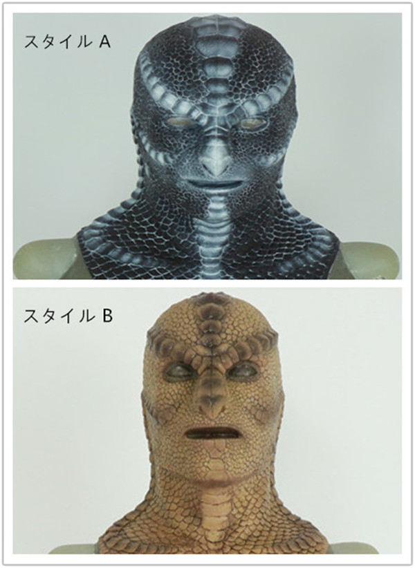 怪獣マスクシリーズ　トカゲ　シリコン製マスク　超リアル　コスプレ　仮装　変装仮面　ハロウィン-6