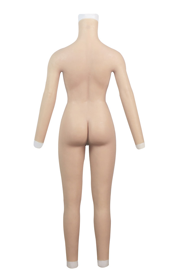 「動画あり」新品登場　配送料無料　Eカップ　女体化スキン～　皮を被って異性に変身　人妻美人のボディー　柔らかい美乳　ハイネック　袖付きの全身連体九分丈　全裸スーツ　ピンク唇　ペニス隠し　挿入可能　ヒップアップ　超リアル女体化 　男の娘　クロスドレス　男性女装　一番お勧め-19