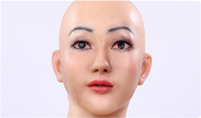 Angel　女装マスク　美人の顔に変身　医療用シリコン　メイク付き-4