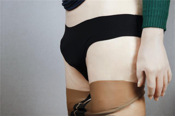 改良版　男女同体　男女の両者の性的な特徴と器官がある性転換パンツ　男性の陰茎　女性の陰部　二つの生殖器通路付き　男女兼用スタイル　意外にSurprise！！-7