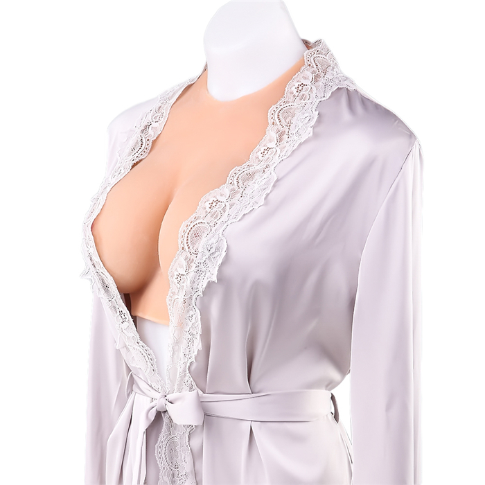 C/D/Eカップ　シリコンおっぱい　ホルターネック　サイズ自由に着用　女体化おっぱい　本物の柔らかさ　シリコンバスト通販-3