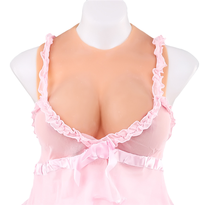 C/D/Eカップ　シリコンおっぱい　ホルターネック　サイズ自由に着用　女体化おっぱい　本物の柔らかさ　シリコンバスト通販-5