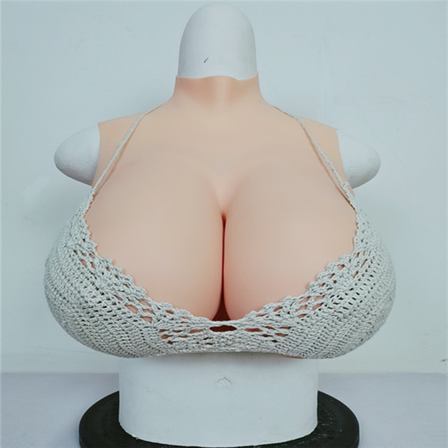 激安！！！初体験に向けての巨乳　Hカップ　シリコンバスト　豊胸　巨乳　人工乳房　超リアル女体化　収縮性良く　シリコン充填/棉充填　CPが良い　シリコンおっぱい　女装子グッズ　クロスドレス　男の娘　お勧め女装用品-1