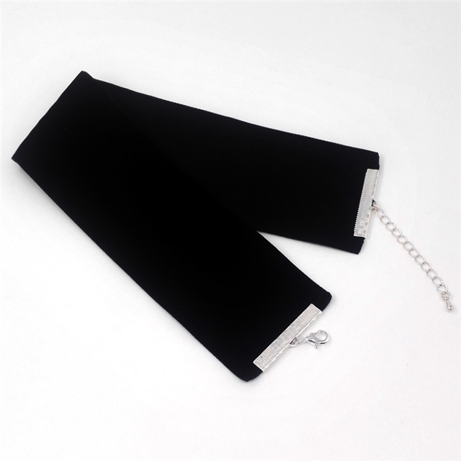 三色あり　鎖骨チョーカー　おしゃれ　ファション　メンズ/レディース兼用　首輪　ネックレス　欧米風　choker　サイズ調節可能　コスチューム用小物　男の娘の首飾り-4