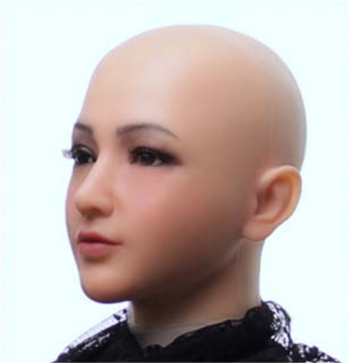 「時間限定激安特価」Claire  女のマスク　美人の顔　医療用シリコン　メイク付き　仮面-6