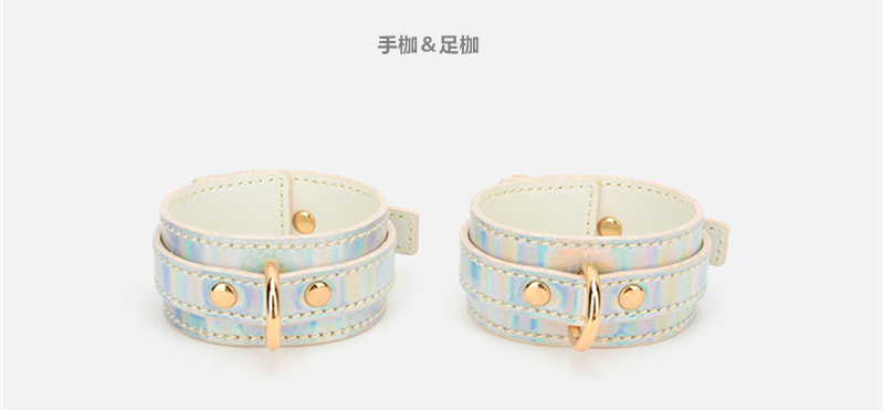 <RORA>SMセット　7/10点セット　拘束具　束縛具　アイマスク+足枷+手枷+首輪など　SMプレイ　コスプレ　男女兼用　調節可能-7