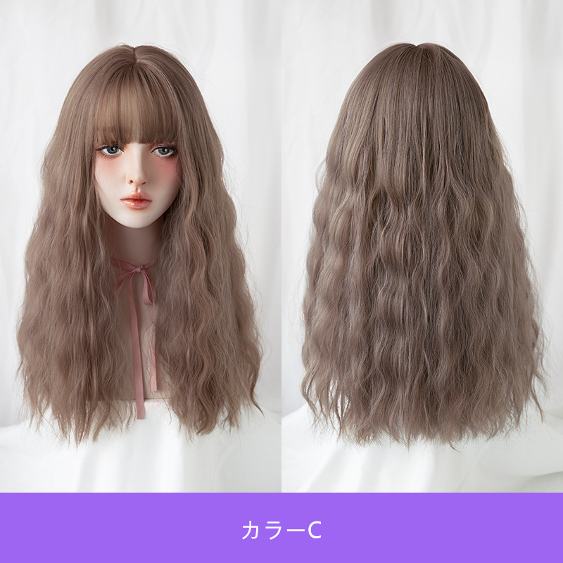 女装ウィッグ ぱっつん前髪 お洒落 カツラ 可愛いスタイル 長さ54cm 3色あり 人工頭皮 通気性が抜群 ネット付き 男の娘 女装変装-7 女装ウィッグ ぱっつん前髪 お洒落 カツラ 可愛いスタイル 長さ54cm 3色あり 人工頭皮 通気性が抜群 ネット付き 男の娘 女装変装-7