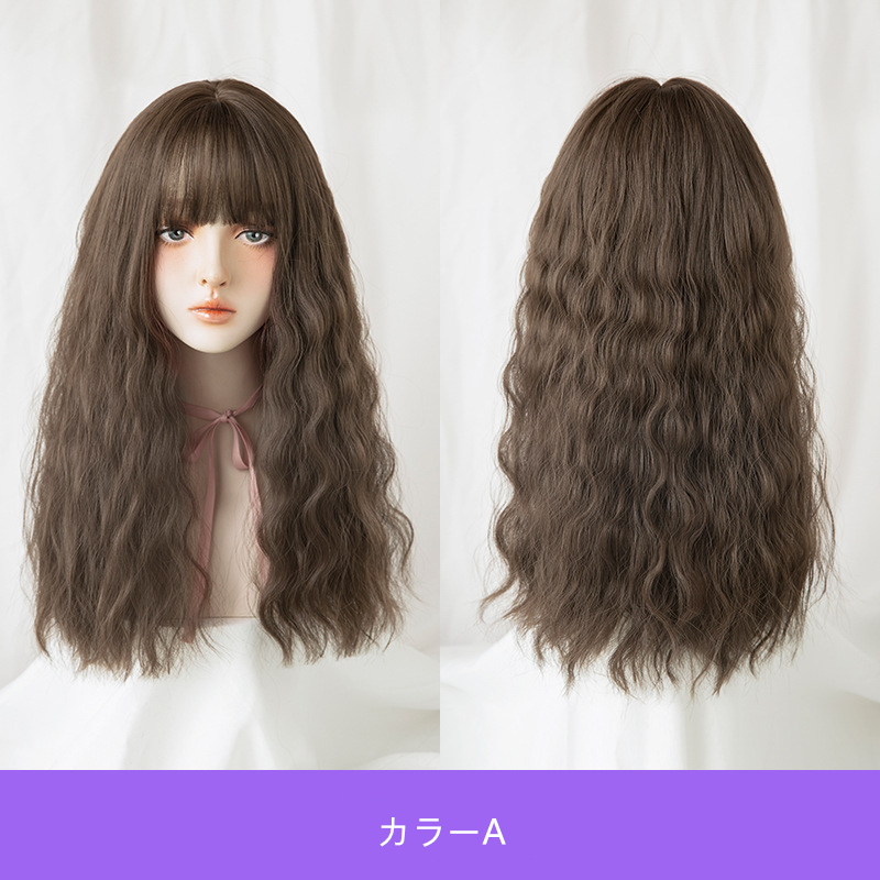 女装ウィッグ ぱっつん前髪 お洒落 カツラ 可愛いスタイル 長さ54cm 3色あり 人工頭皮 通気性が抜群 ネット付き 男の娘 女装変装-5 女装ウィッグ ぱっつん前髪 お洒落 カツラ 可愛いスタイル 長さ54cm 3色あり 人工頭皮 通気性が抜群 ネット付き 男の娘 女装変装-5