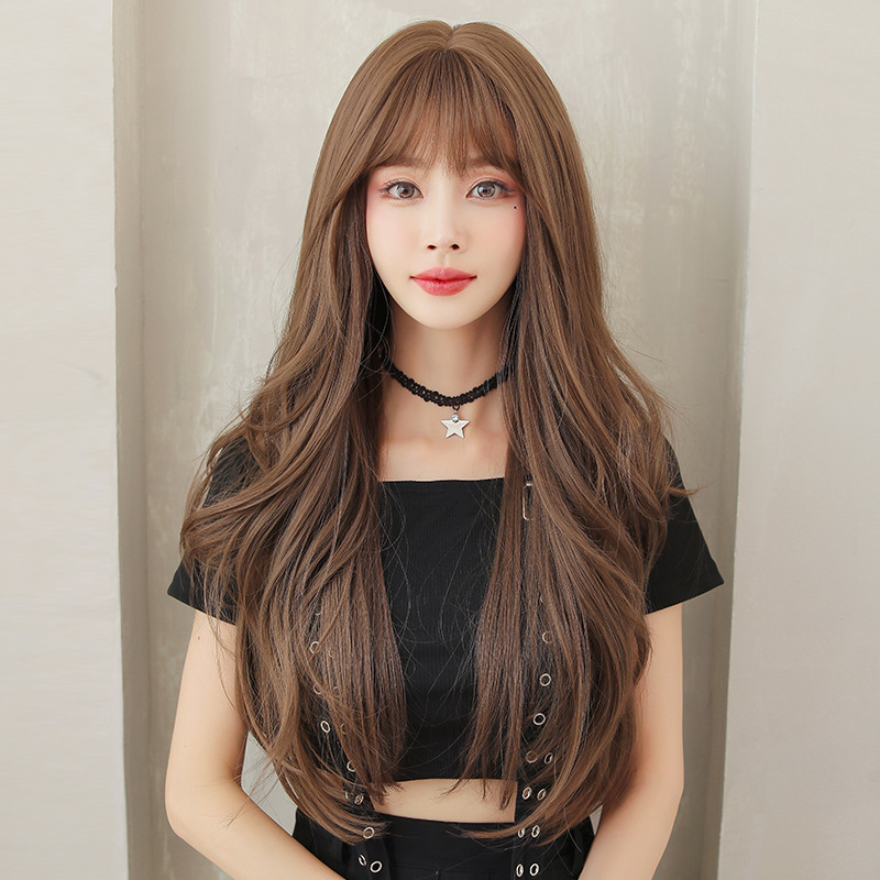 可愛い姫様ウィッグ ロングカール 3色あり 大人気カツラ 長さ68cm 自然な手触り 人工頭皮 通気性が抜群 ネット付き 女装用 レディースカツラ-1 可愛い姫様ウィッグ ロングカール 3色あり 大人気カツラ 長さ68cm 自然な手触り 人工頭皮 通気性が抜群 ネット付き 女装用 レディースカツラ-1