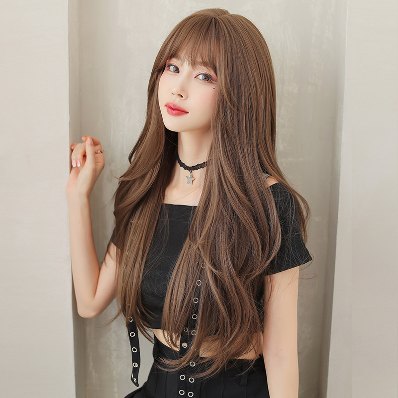 可愛い姫様ウィッグ ロングカール 3色あり 大人気カツラ 長さ68cm 自然な手触り 人工頭皮 通気性が抜群 ネット付き 女装用 レディースカツラ-2 可愛い姫様ウィッグ ロングカール 3色あり 大人気カツラ 長さ68cm 自然な手触り 人工頭皮 通気性が抜群 ネット付き 女装用 レディースカツラ-2