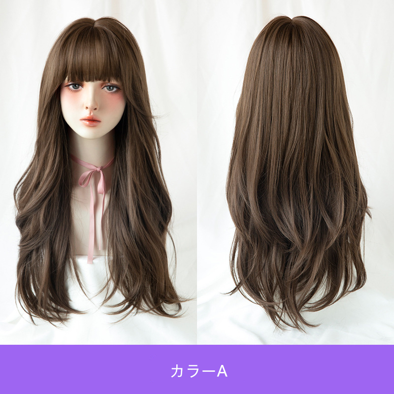 可愛い姫様ウィッグ ロングカール 3色あり 大人気カツラ 長さ68cm 自然な手触り 人工頭皮 通気性が抜群 ネット付き 女装用 レディースカツラ-5 可愛い姫様ウィッグ ロングカール 3色あり 大人気カツラ 長さ68cm 自然な手触り 人工頭皮 通気性が抜群 ネット付き 女装用 レディースカツラ-5