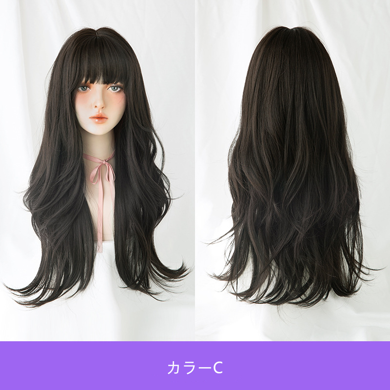 可愛い姫様ウィッグ ロングカール 3色あり 大人気カツラ 長さ68cm 自然な手触り 人工頭皮 通気性が抜群 ネット付き 女装用 レディースカツラ-7 可愛い姫様ウィッグ ロングカール 3色あり 大人気カツラ 長さ68cm 自然な手触り 人工頭皮 通気性が抜群 ネット付き 女装用 レディースカツラ-7