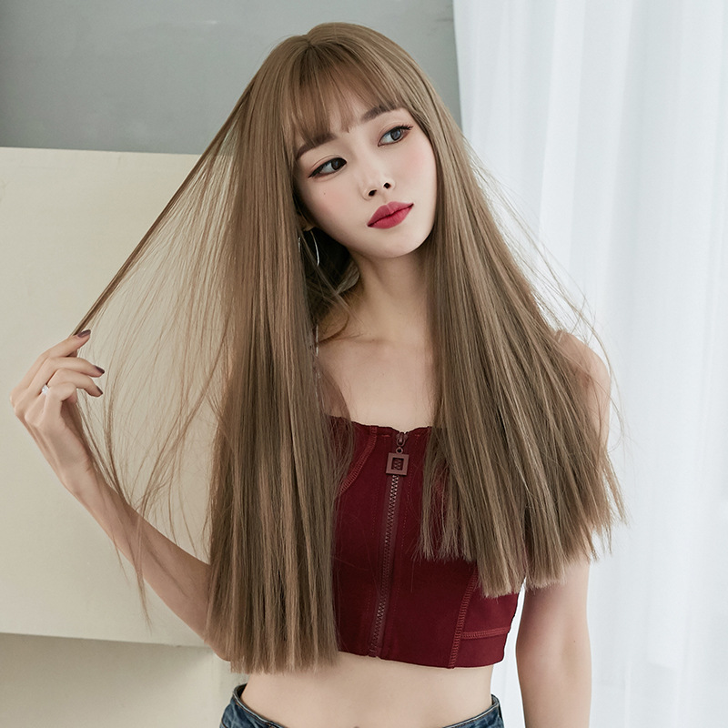 大人可愛いカツラ 亜麻色 ストレートウィッグ 長さ58cm 人工頭皮 耐熱 ネット付き 自然な質感 通気性が抜群 色が選択可能 男の娘 女装体験用カツラ 男女兼用 お勧め-1 大人可愛いカツラ 亜麻色 ストレートウィッグ 長さ58cm 人工頭皮 耐熱 ネット付き 自然な質感 通気性が抜群 色が選択可能 男の娘 女装体験用カツラ 男女兼用 お勧め-1
