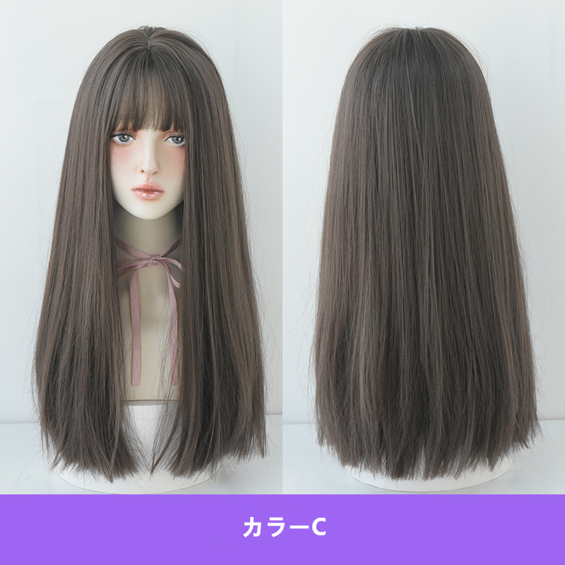 大人可愛いカツラ 亜麻色 ストレートウィッグ 長さ58cm 人工頭皮 耐熱 ネット付き 自然な質感 通気性が抜群 色が選択可能 男の娘 女装体験用カツラ 男女兼用 お勧め-7 大人可愛いカツラ 亜麻色 ストレートウィッグ 長さ58cm 人工頭皮 耐熱 ネット付き 自然な質感 通気性が抜群 色が選択可能 男の娘 女装体験用カツラ 男女兼用 お勧め-7