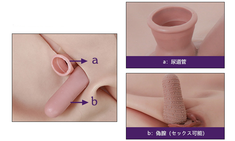 「新品登場-豊乳肥臀」Xカップ爆乳＆欧米人の3Dお尻フェチ向けの女装ボディースキン　S字曲線　高弾性綿/シリコン充填の乳房　お尻にアナルホール付き　ペニス隠し　挿入不可/可能　超色っぽい漫画ボディを作るフィメールボディスーツ　お尻の部分は多くのお肉が付いている最新全身スーツ　男の娘、CDCOSER、TSの方に強くお勧め　全国送料無料!!-6